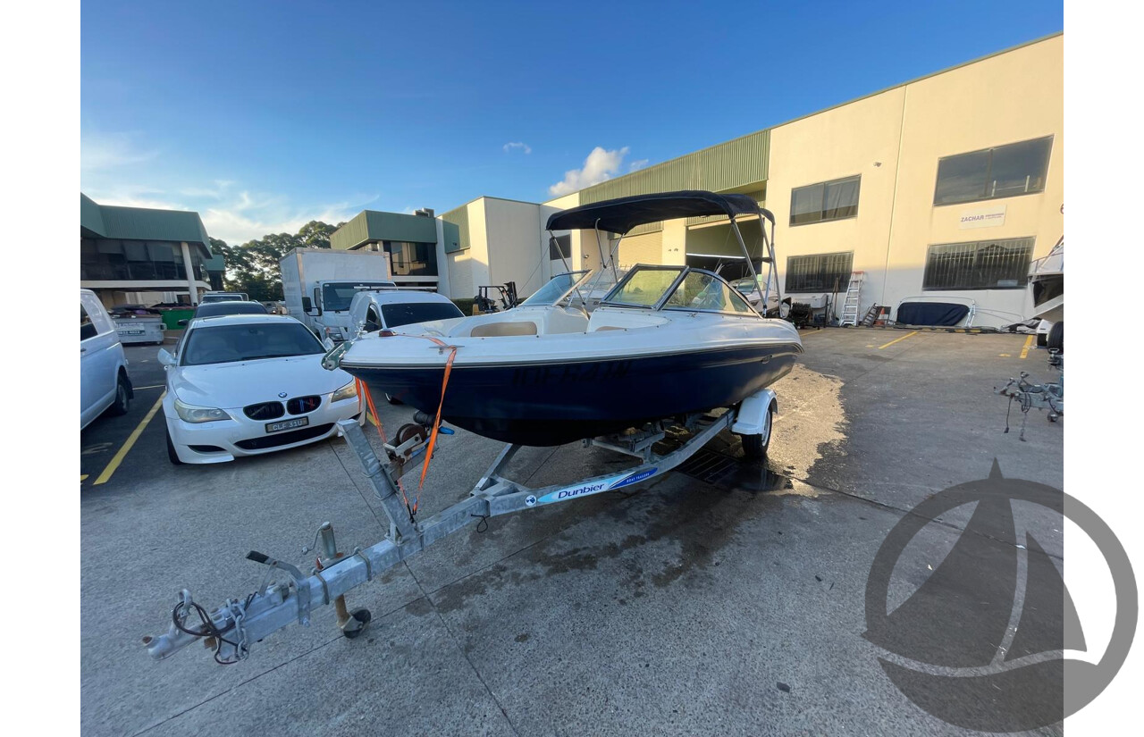 NO RESERVE - 2007 Searay 180 Bowrider, 150HP Mercury Outboard