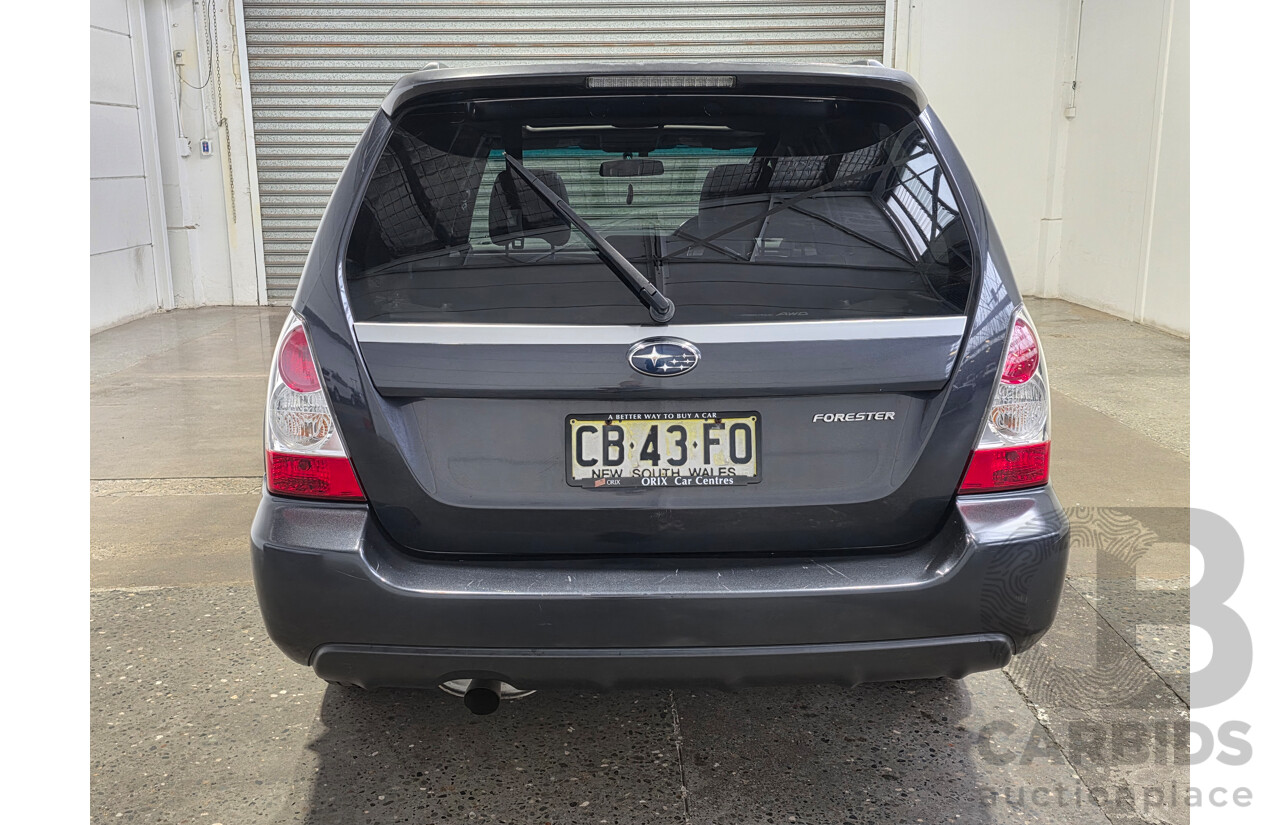 7/2007 Subaru Forester XT MY07 4d Wagon Dark Gray Turbo 2.5L