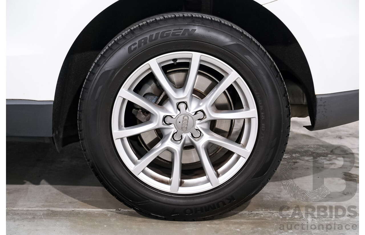 12/2011 Audi Q5 3.0 TDI Quattro 8R MY12 4d Wagon Ibis White  Diesel Turbo 3.0L