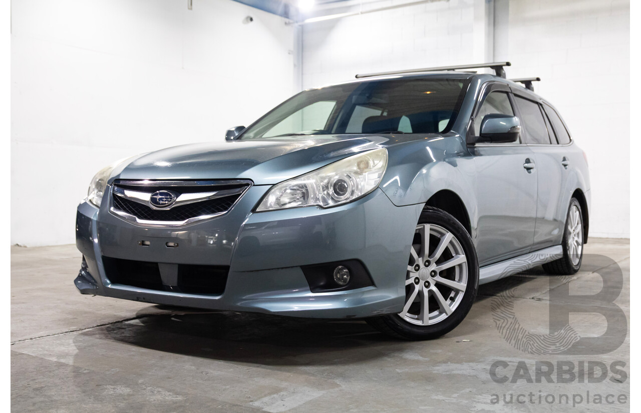 01/2012 Subaru Liberty 2.5i Premium MY12 4d Wagon Sage Green 2.5L