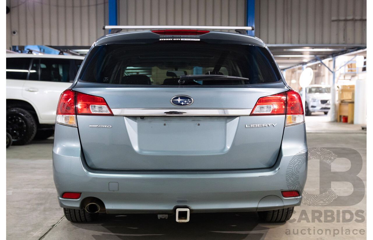 01/2012 Subaru Liberty 2.5i Premium MY12 4d Wagon Sage Green 2.5L