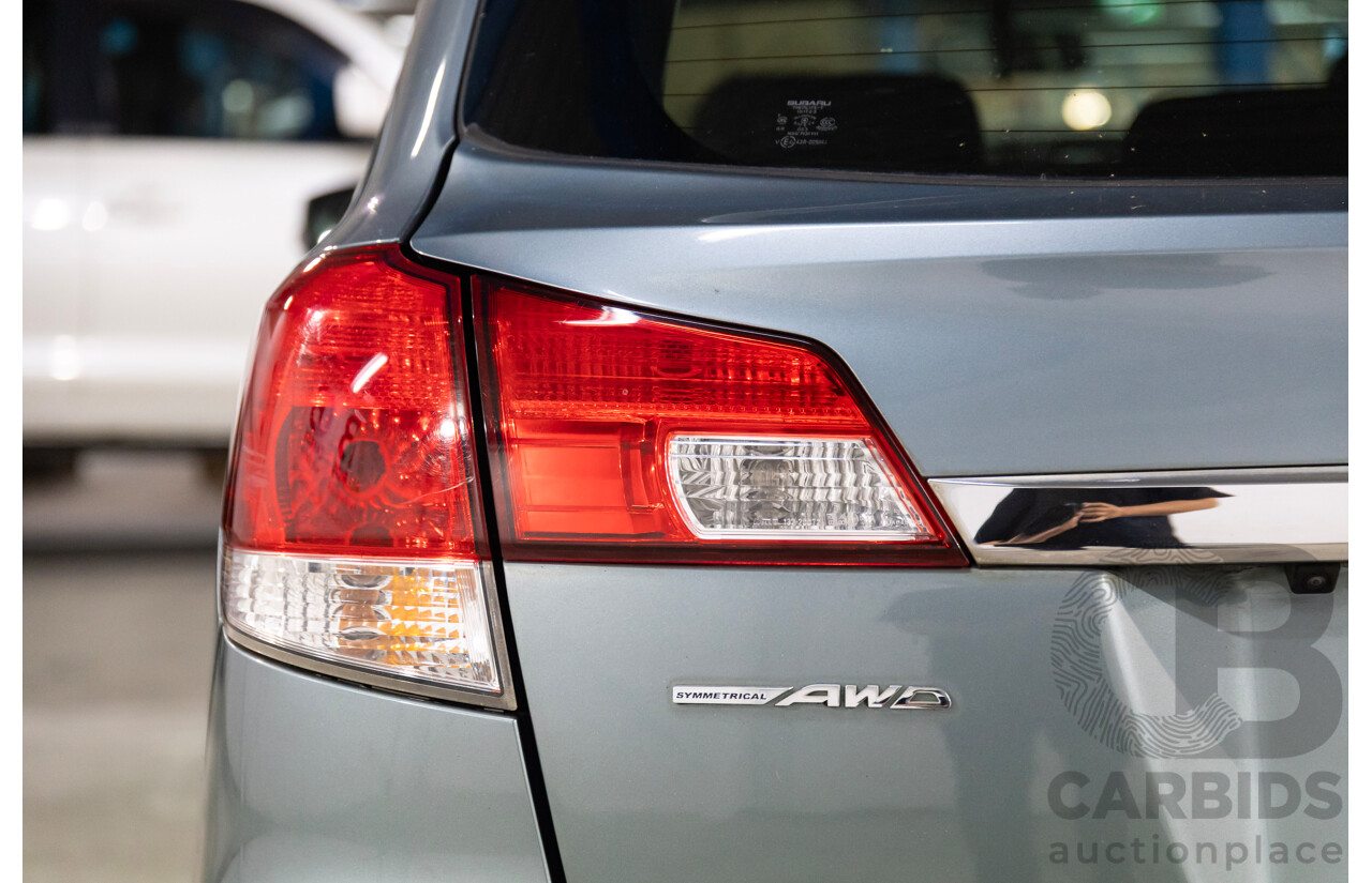 01/2012 Subaru Liberty 2.5i Premium MY12 4d Wagon Sage Green 2.5L