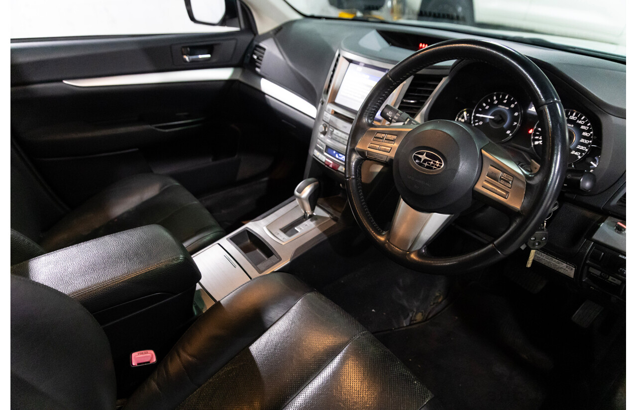 01/2012 Subaru Liberty 2.5i Premium MY12 4d Wagon Sage Green 2.5L