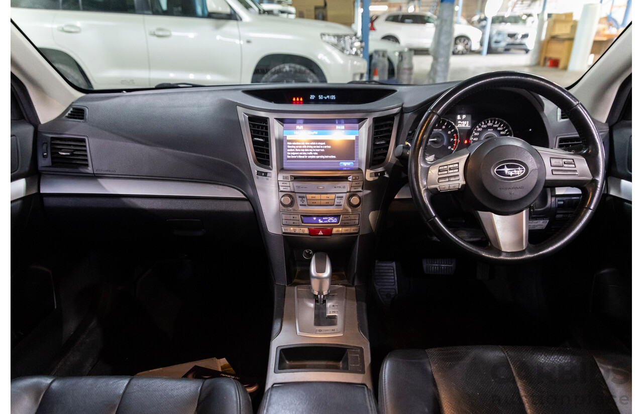 01/2012 Subaru Liberty 2.5i Premium MY12 4d Wagon Sage Green 2.5L