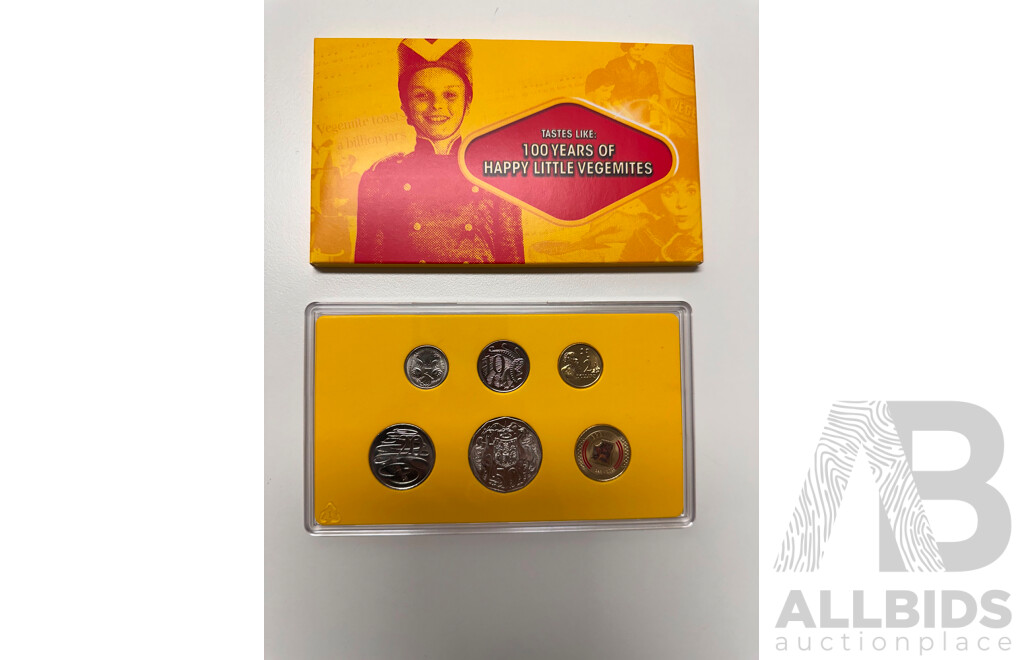 100 Years of Happy Little Vegemites – 2023 Six-Coin Uncirculated/Proof Set (Royal Australian Mint)