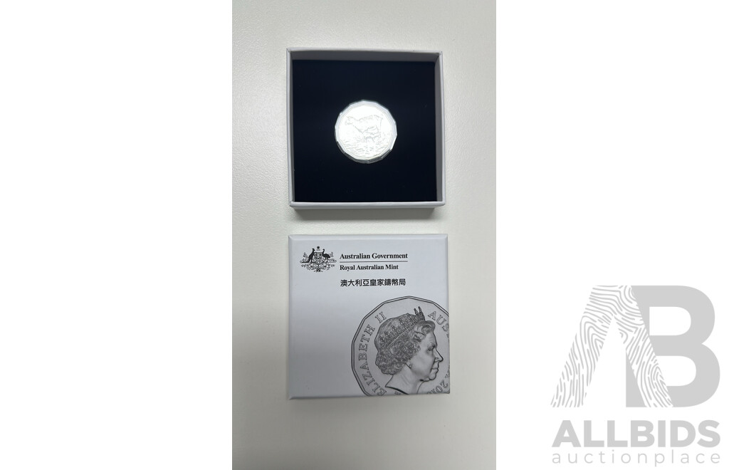 2015 Royal Australian Mint 50c Lunar New Year of the Goat Tetra-Decagonal Coin x2
