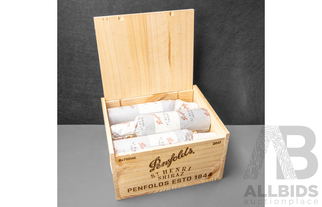 Half Dozen Penfolds St Henry Shiraz Vintage 2017 (6)