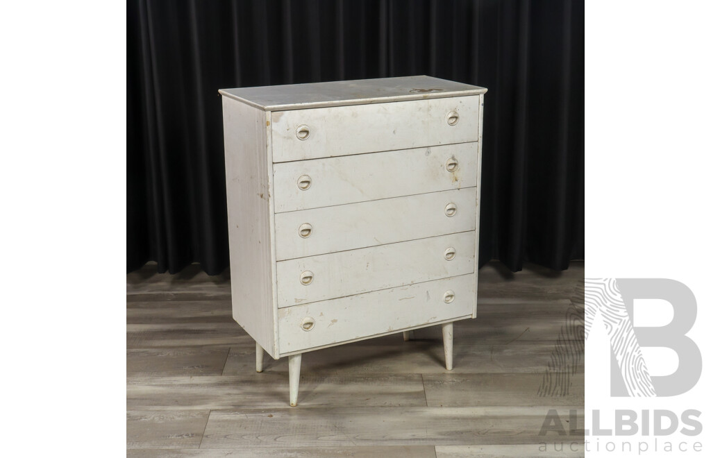 White Parker Chest of Drawers
