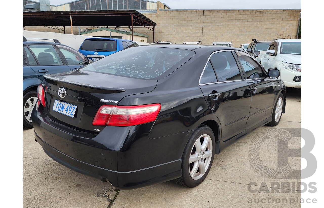 2/2007 Toyota Camry Sportivo ACV40R 4d Sedan Black 2.4L