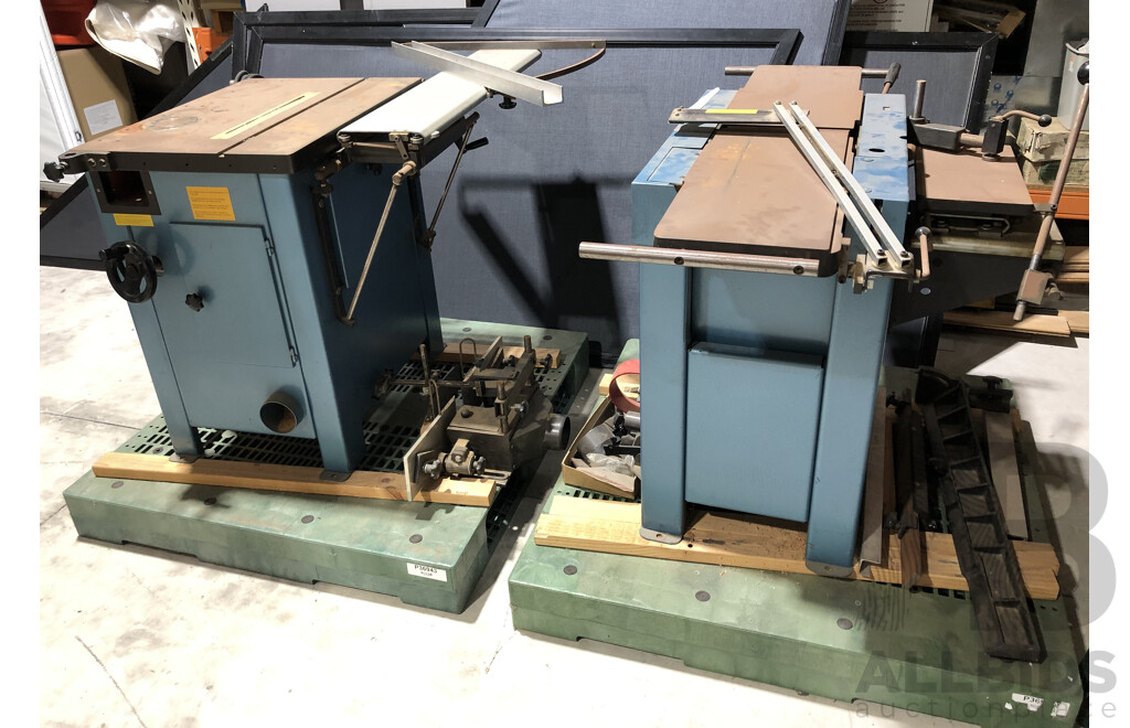 Luna Master W59 Industrial Combination Woodworking Machine - Saw, Planer, Thicknesser, Spindle Moulder & Morticer