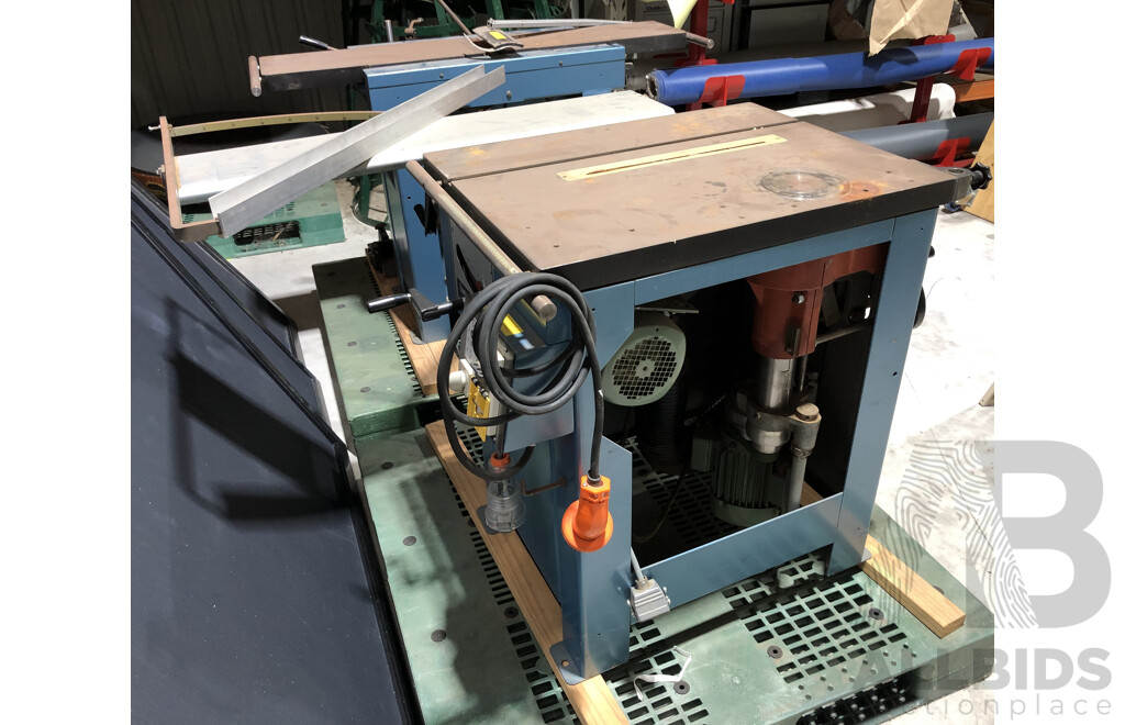Luna Master W59 Industrial Combination Woodworking Machine - Saw, Planer, Thicknesser, Spindle Moulder & Morticer