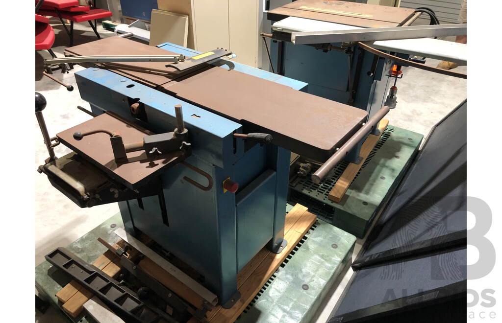 Luna Master W59 Industrial Combination Woodworking Machine - Saw, Planer, Thicknesser, Spindle Moulder & Morticer