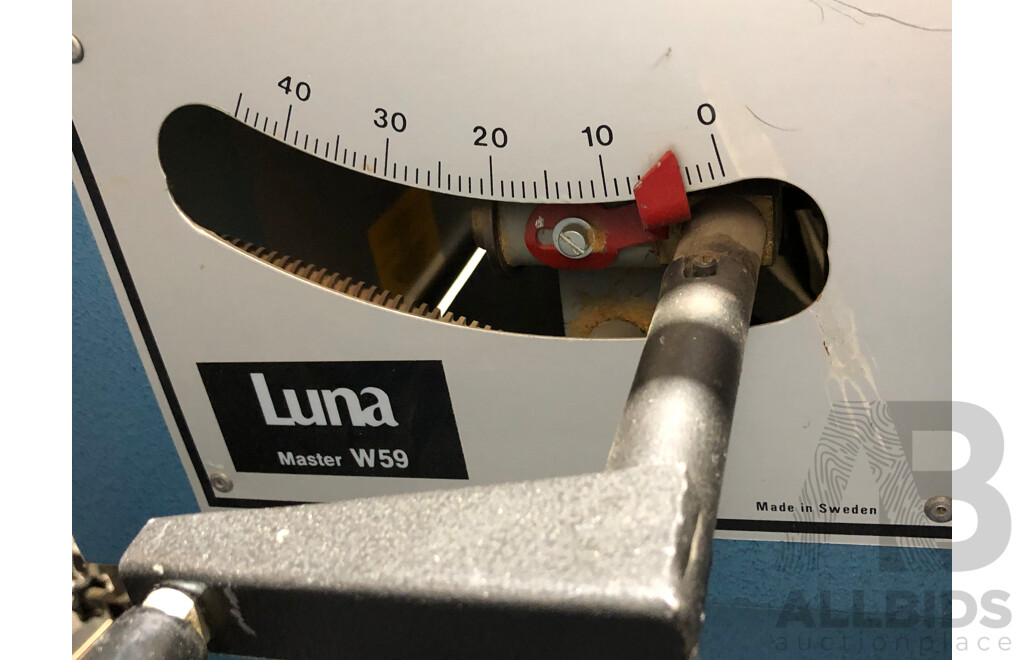 Luna Master W59 Industrial Combination Woodworking Machine - Saw, Planer, Thicknesser, Spindle Moulder & Morticer