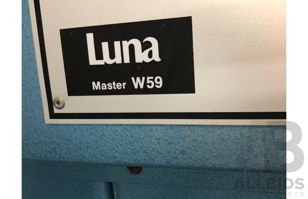 Luna Master W59 Industrial Combination Woodworking Machine - Saw, Planer, Thicknesser, Spindle Moulder & Morticer