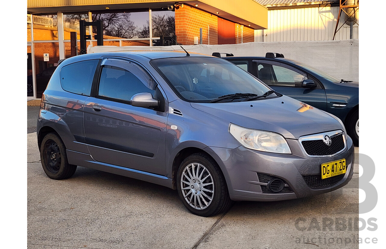 6/2009 Holden Barina TK MY09 3d Hatchback Grey 1.6L