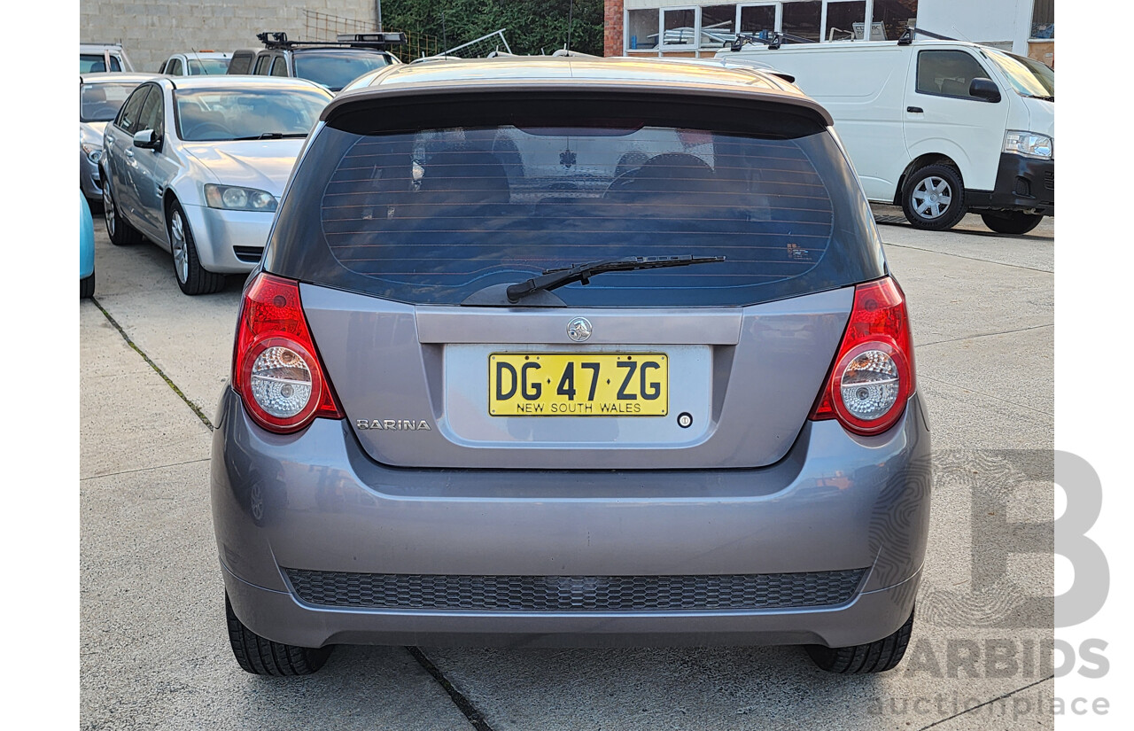 6/2009 Holden Barina TK MY09 3d Hatchback Grey 1.6L