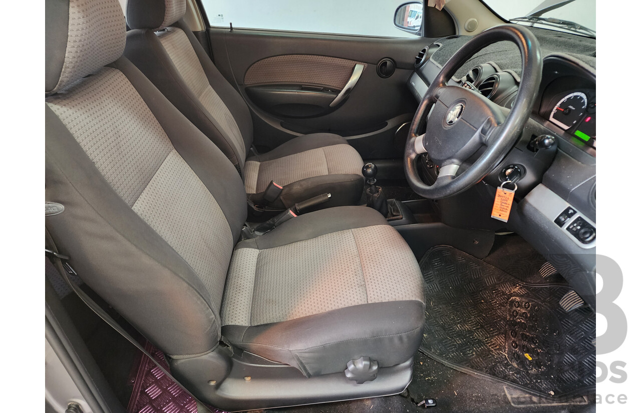 6/2009 Holden Barina  TK MY09 3d Hatchback Grey 1.6L