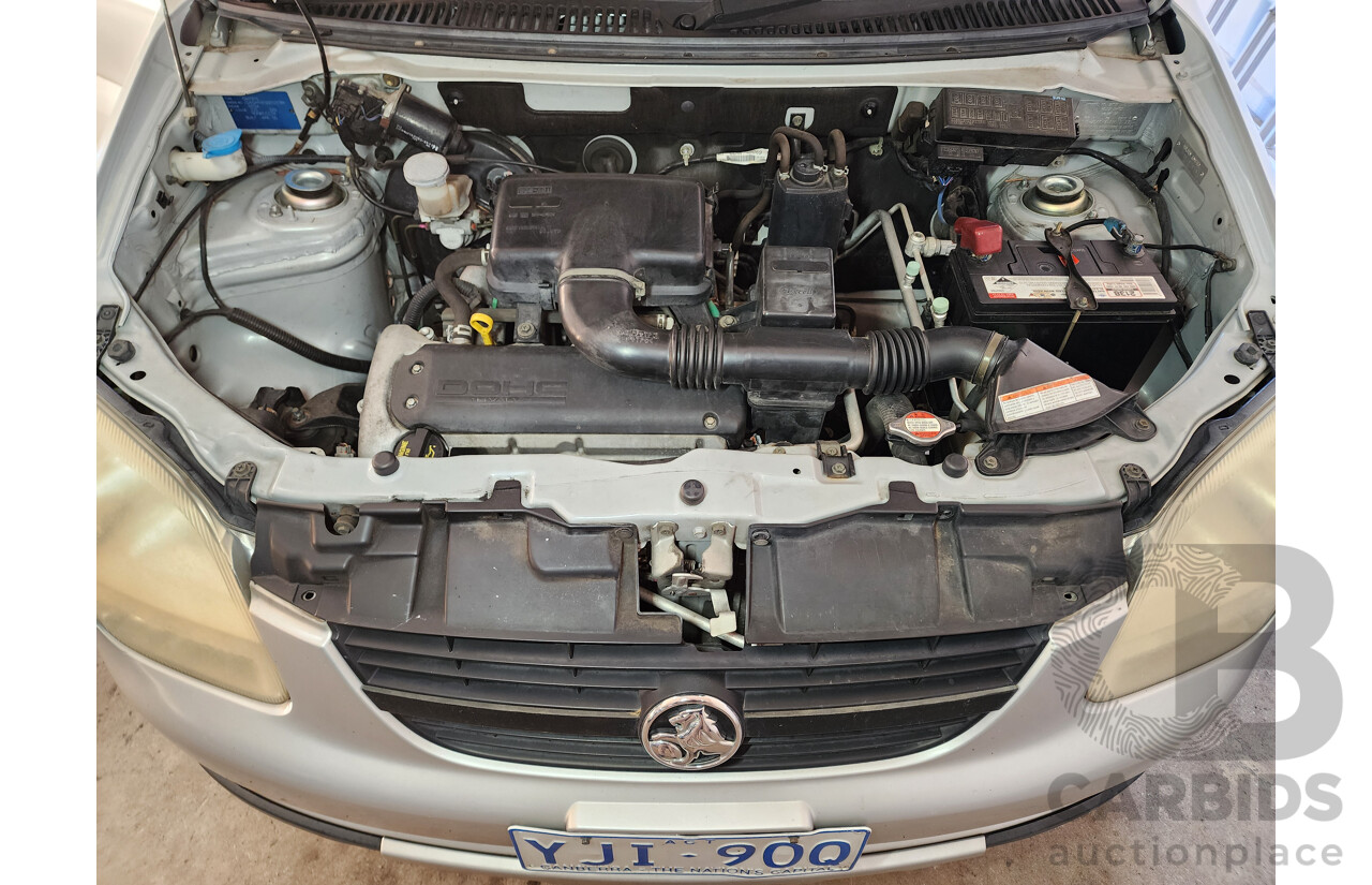 6/2009 Holden Barina  TK MY09 3d Hatchback Grey 1.6L