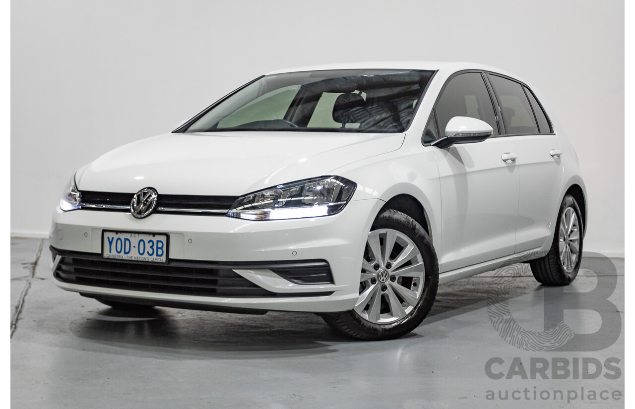 3/2020 Volkswagen Golf 110 TSI Trendline AU MY20 5d Hatchback Pure White Turbo 1.4L