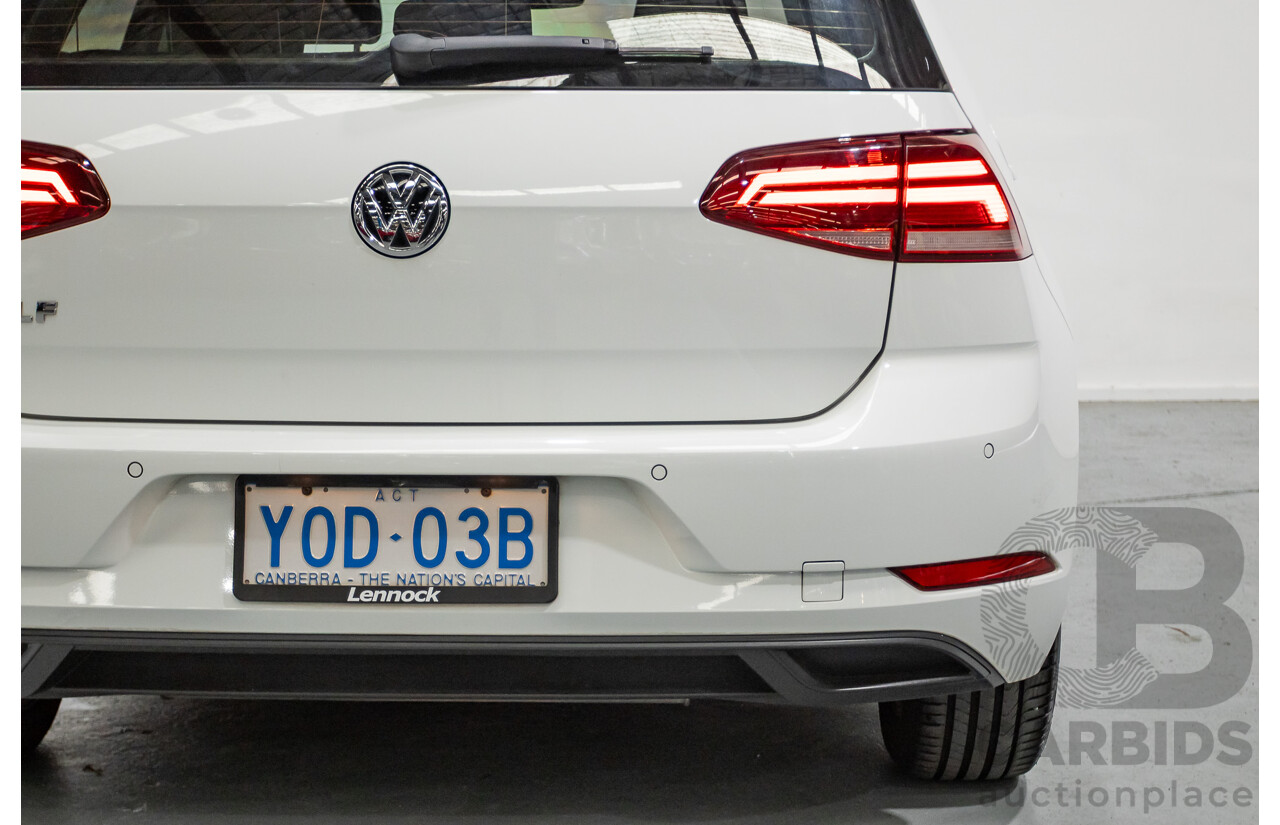 3/2020 Volkswagen Golf 110 TSI Trendline AU MY20 5d Hatchback Pure White Turbo 1.4L