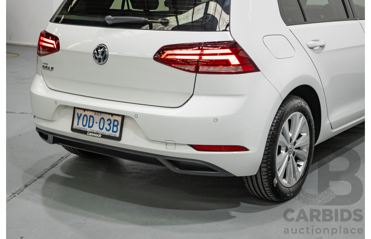 3/2020 Volkswagen Golf 110 TSI Trendline AU MY20 5d Hatchback Pure White Turbo 1.4L