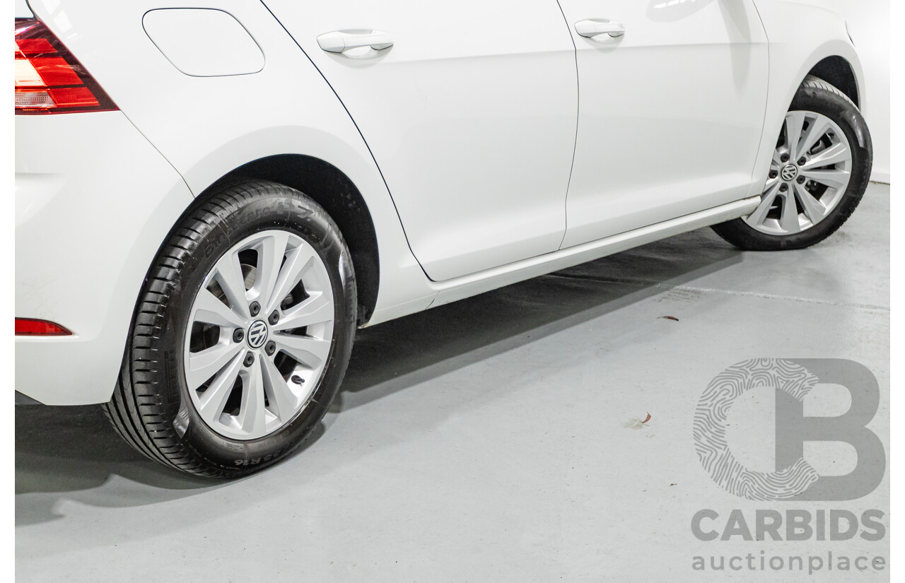 3/2020 Volkswagen Golf 110 TSI Trendline AU MY20 5d Hatchback Pure White Turbo 1.4L