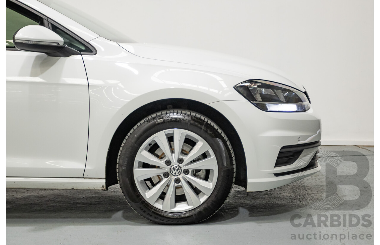 3/2020 Volkswagen Golf 110 TSI Trendline AU MY20 5d Hatchback Pure White Turbo 1.4L