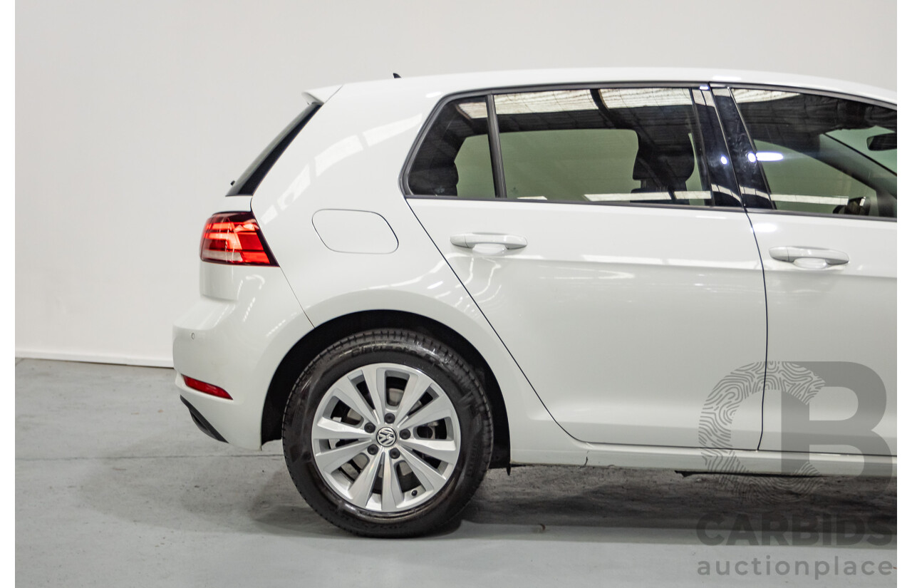 3/2020 Volkswagen Golf 110 TSI Trendline AU MY20 5d Hatchback Pure White Turbo 1.4L