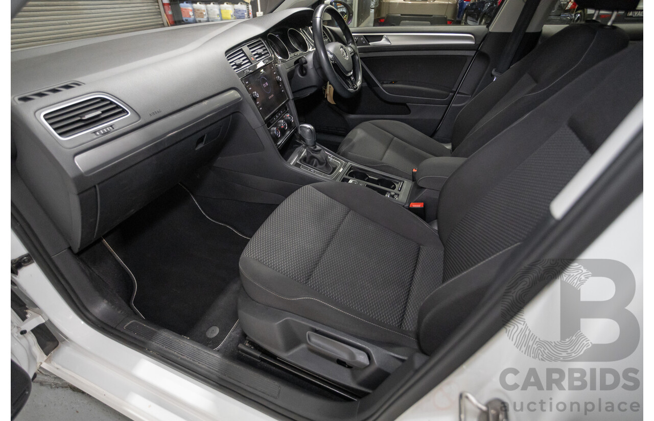 3/2020 Volkswagen Golf 110 TSI Trendline AU MY20 5d Hatchback Pure White Turbo 1.4L