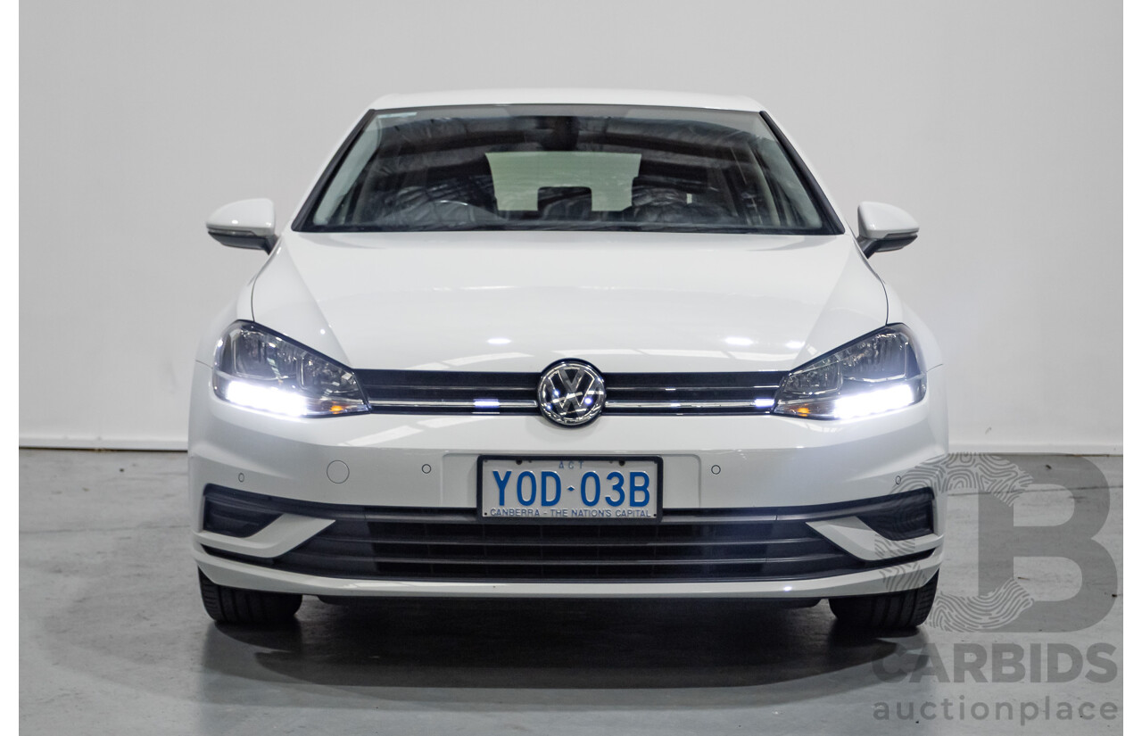 3/2020 Volkswagen Golf 110 TSI Trendline AU MY20 5d Hatchback Pure White Turbo 1.4L