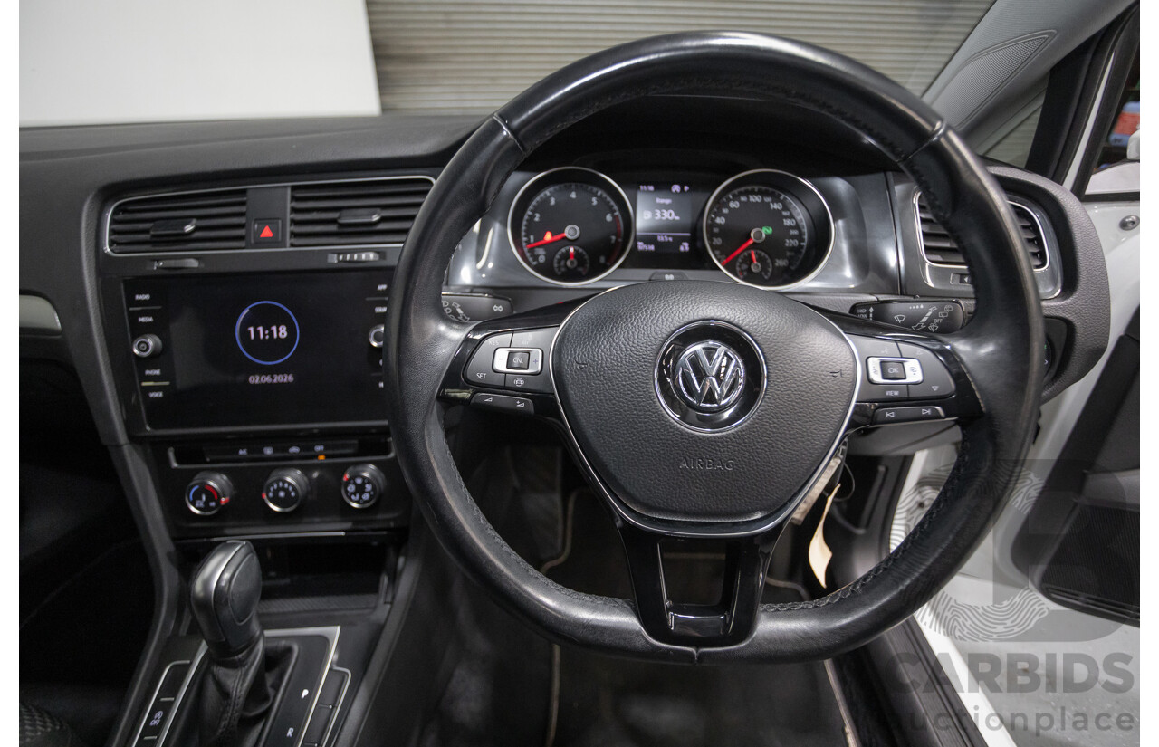 3/2020 Volkswagen Golf 110 TSI Trendline AU MY20 5d Hatchback Pure White Turbo 1.4L