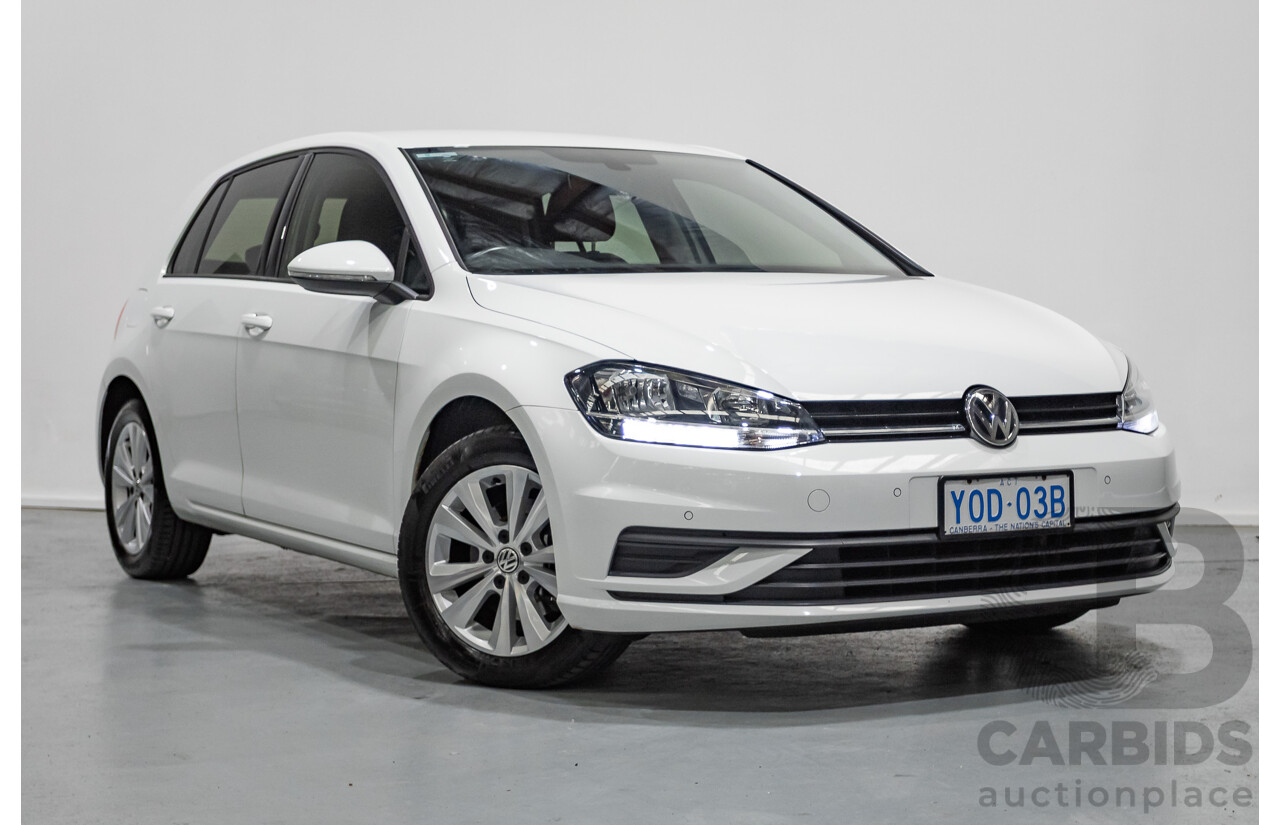 3/2020 Volkswagen Golf 110 TSI Trendline AU MY20 5d Hatchback Pure White Turbo 1.4L
