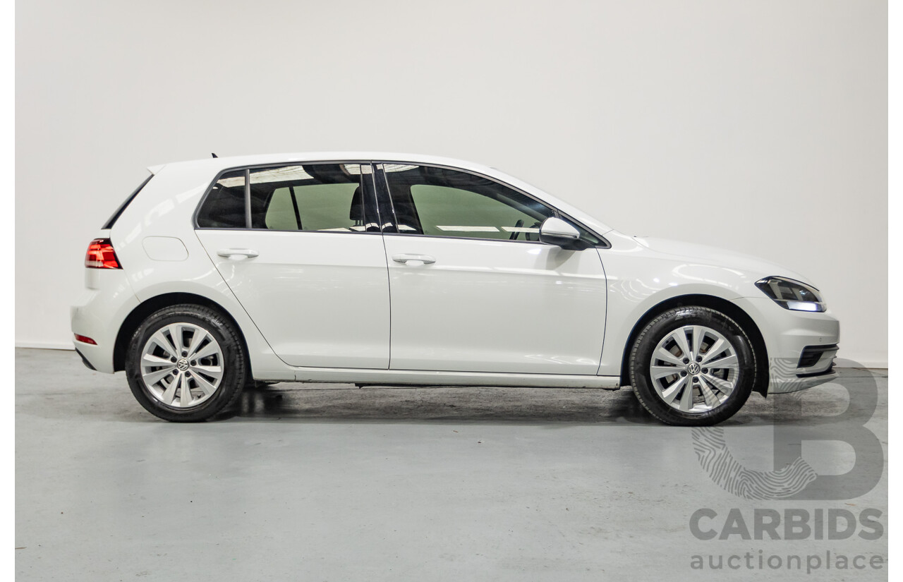 3/2020 Volkswagen Golf 110 TSI Trendline AU MY20 5d Hatchback Pure White Turbo 1.4L