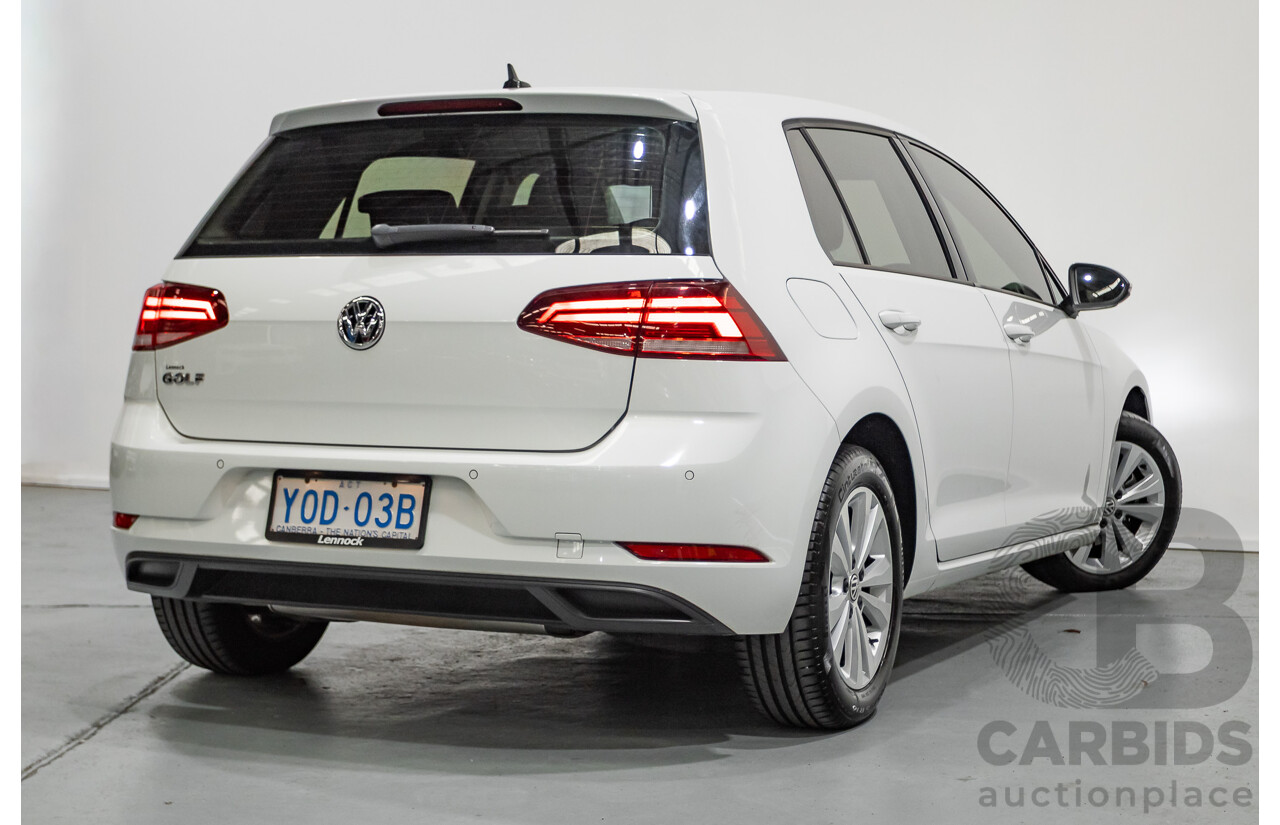 3/2020 Volkswagen Golf 110 TSI Trendline AU MY20 5d Hatchback Pure White Turbo 1.4L
