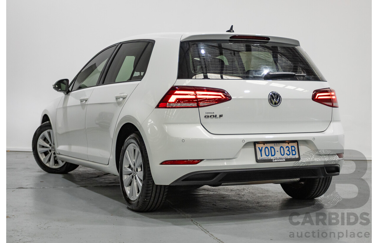 3/2020 Volkswagen Golf 110 TSI Trendline AU MY20 5d Hatchback Pure White Turbo 1.4L