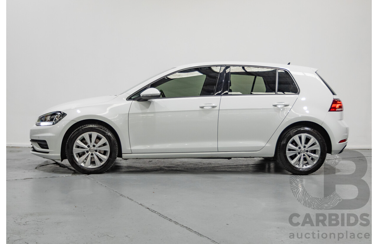 3/2020 Volkswagen Golf 110 TSI Trendline AU MY20 5d Hatchback Pure White Turbo 1.4L