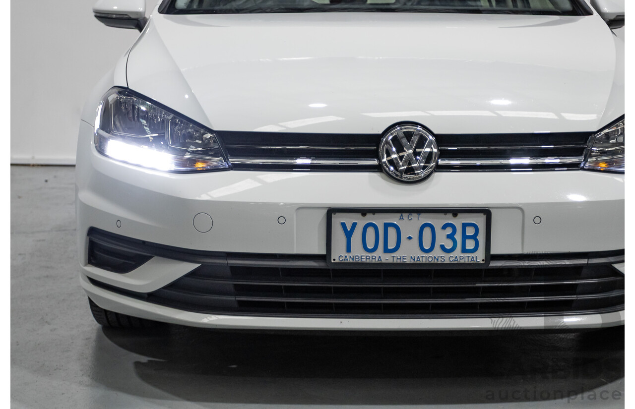 3/2020 Volkswagen Golf 110 TSI Trendline AU MY20 5d Hatchback Pure White Turbo 1.4L