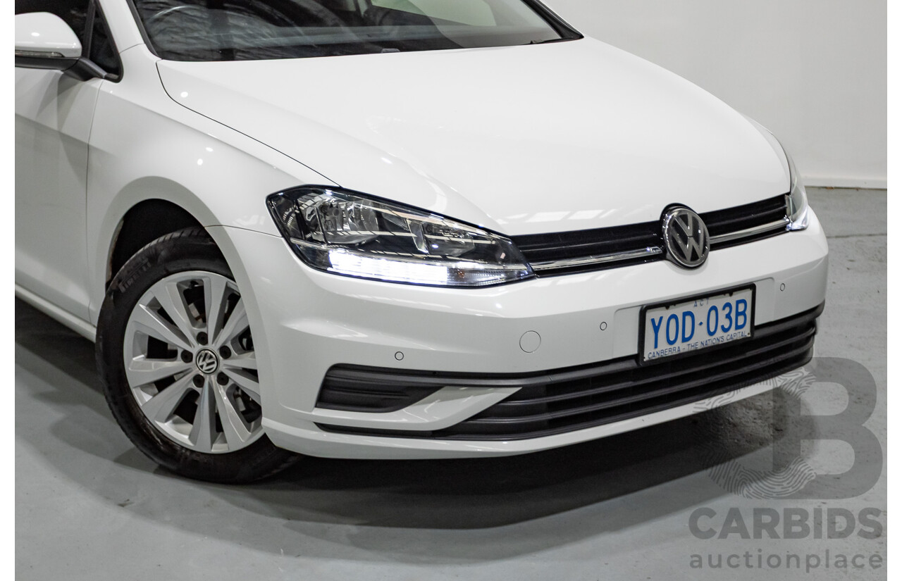 3/2020 Volkswagen Golf 110 TSI Trendline AU MY20 5d Hatchback Pure White Turbo 1.4L