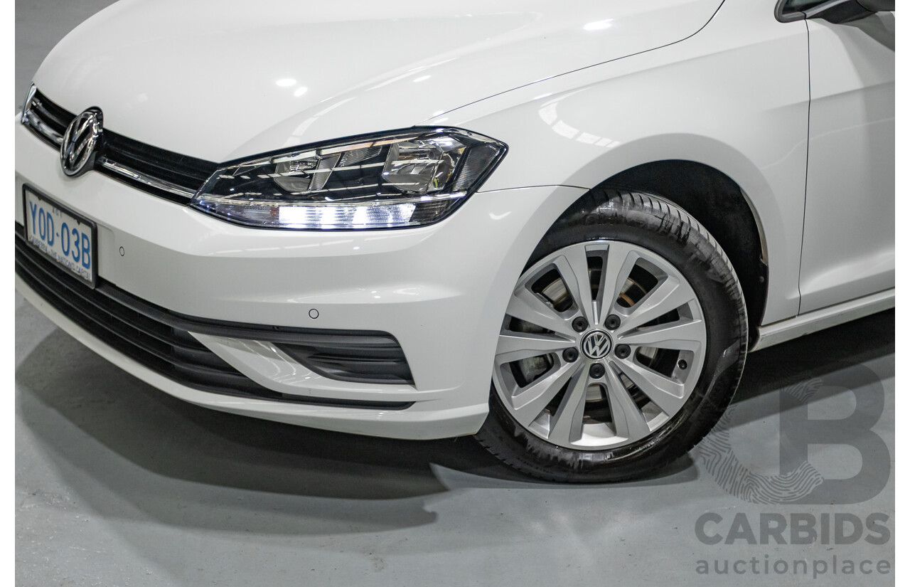 3/2020 Volkswagen Golf 110 TSI Trendline AU MY20 5d Hatchback Pure White Turbo 1.4L