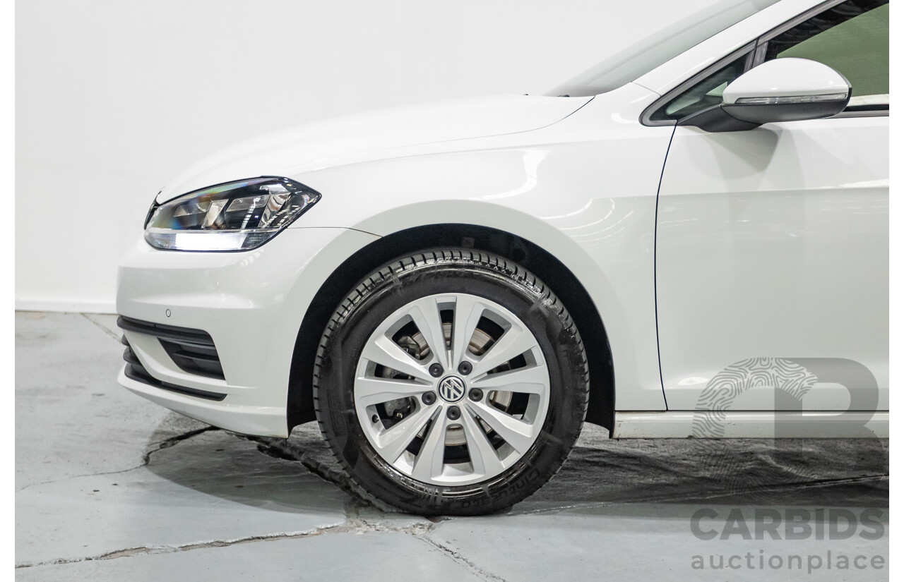 3/2020 Volkswagen Golf 110 TSI Trendline AU MY20 5d Hatchback Pure White Turbo 1.4L