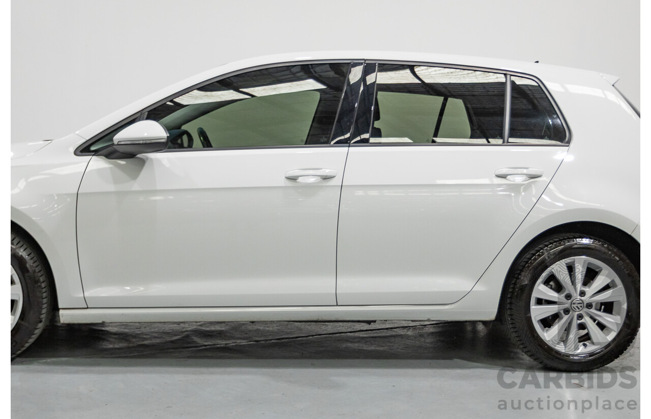 3/2020 Volkswagen Golf 110 TSI Trendline AU MY20 5d Hatchback Pure White Turbo 1.4L