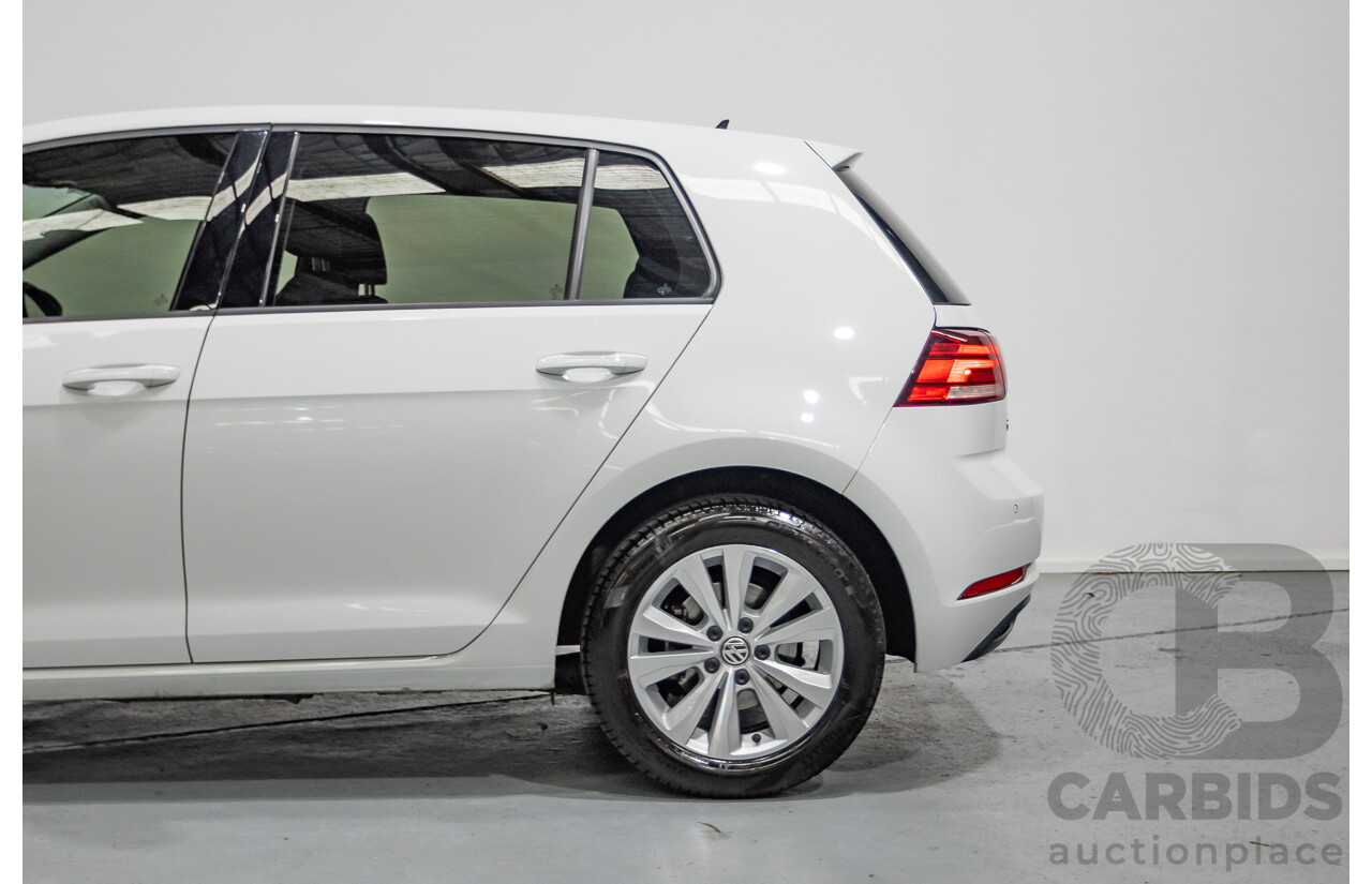 3/2020 Volkswagen Golf 110 TSI Trendline AU MY20 5d Hatchback Pure White Turbo 1.4L