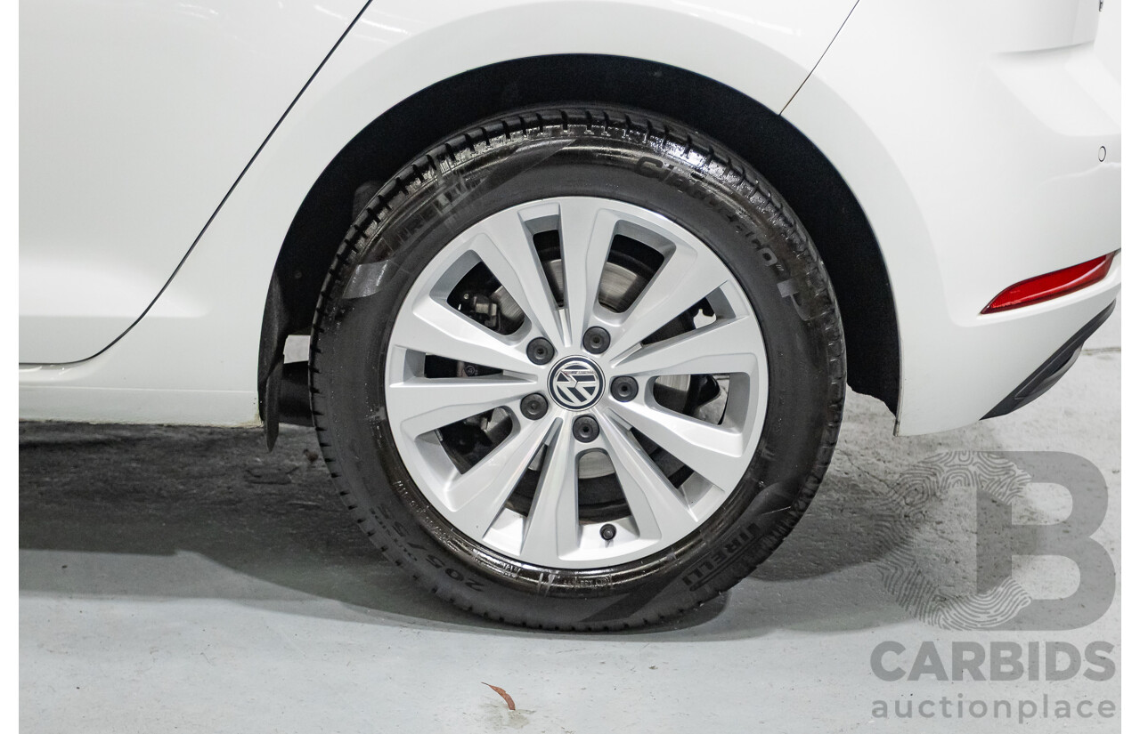 3/2020 Volkswagen Golf 110 TSI Trendline AU MY20 5d Hatchback Pure White Turbo 1.4L