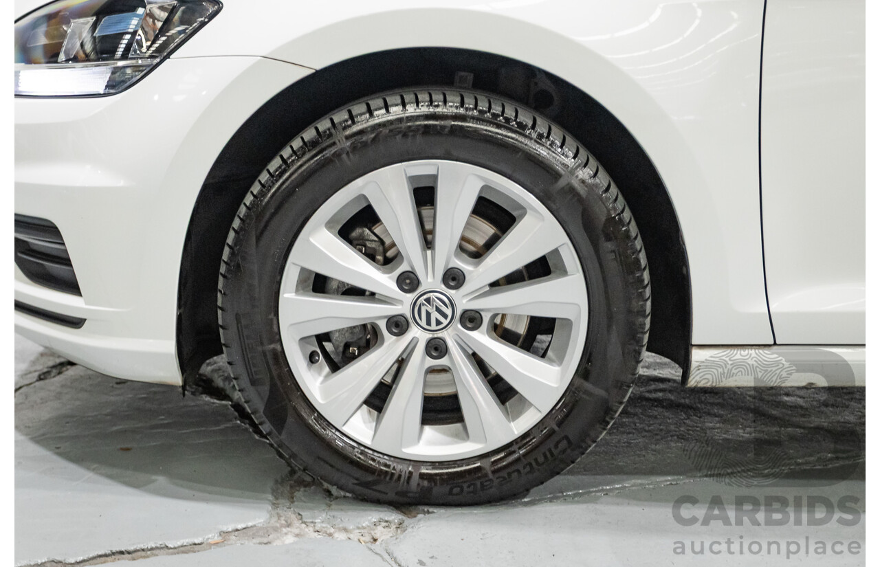 3/2020 Volkswagen Golf 110 TSI Trendline AU MY20 5d Hatchback Pure White Turbo 1.4L