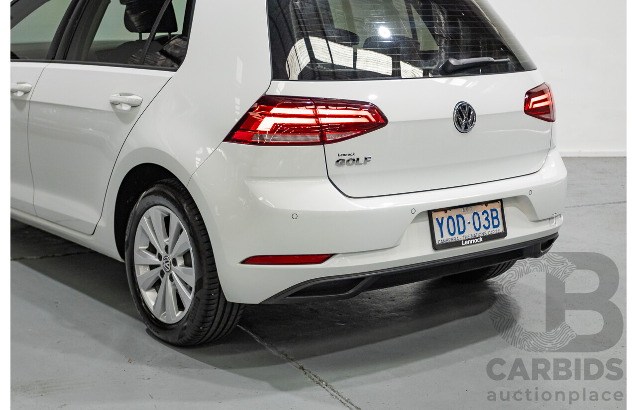 3/2020 Volkswagen Golf 110 TSI Trendline AU MY20 5d Hatchback Pure White Turbo 1.4L