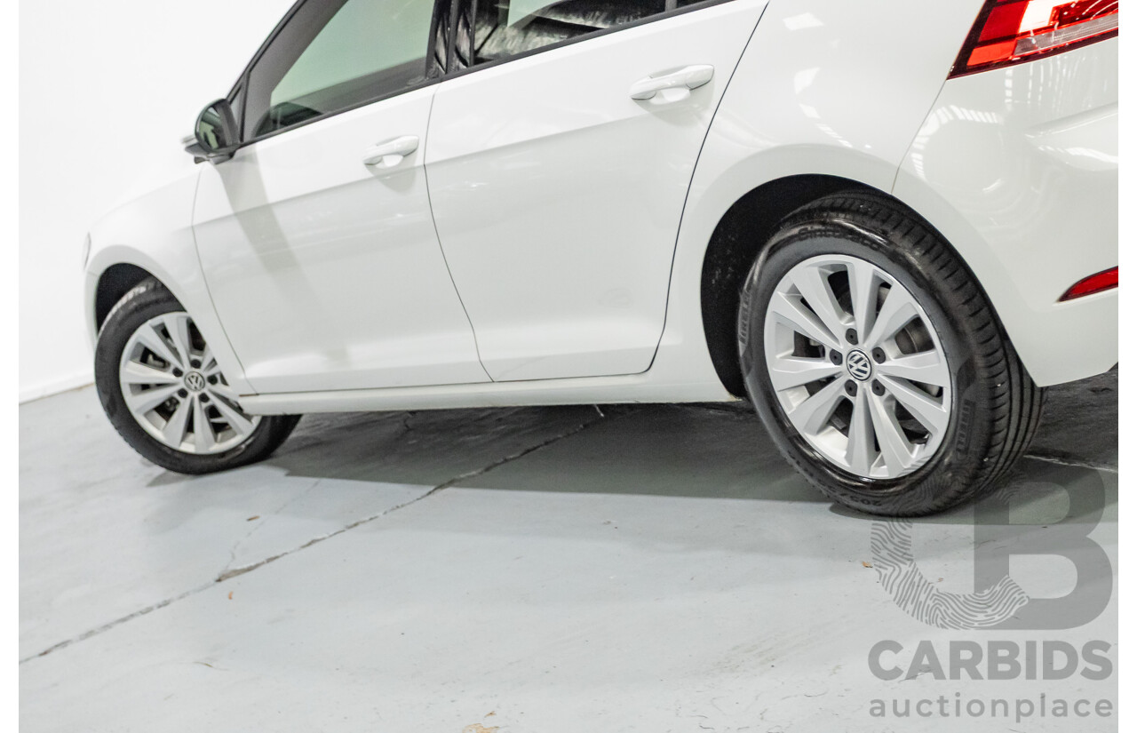 3/2020 Volkswagen Golf 110 TSI Trendline AU MY20 5d Hatchback Pure White Turbo 1.4L