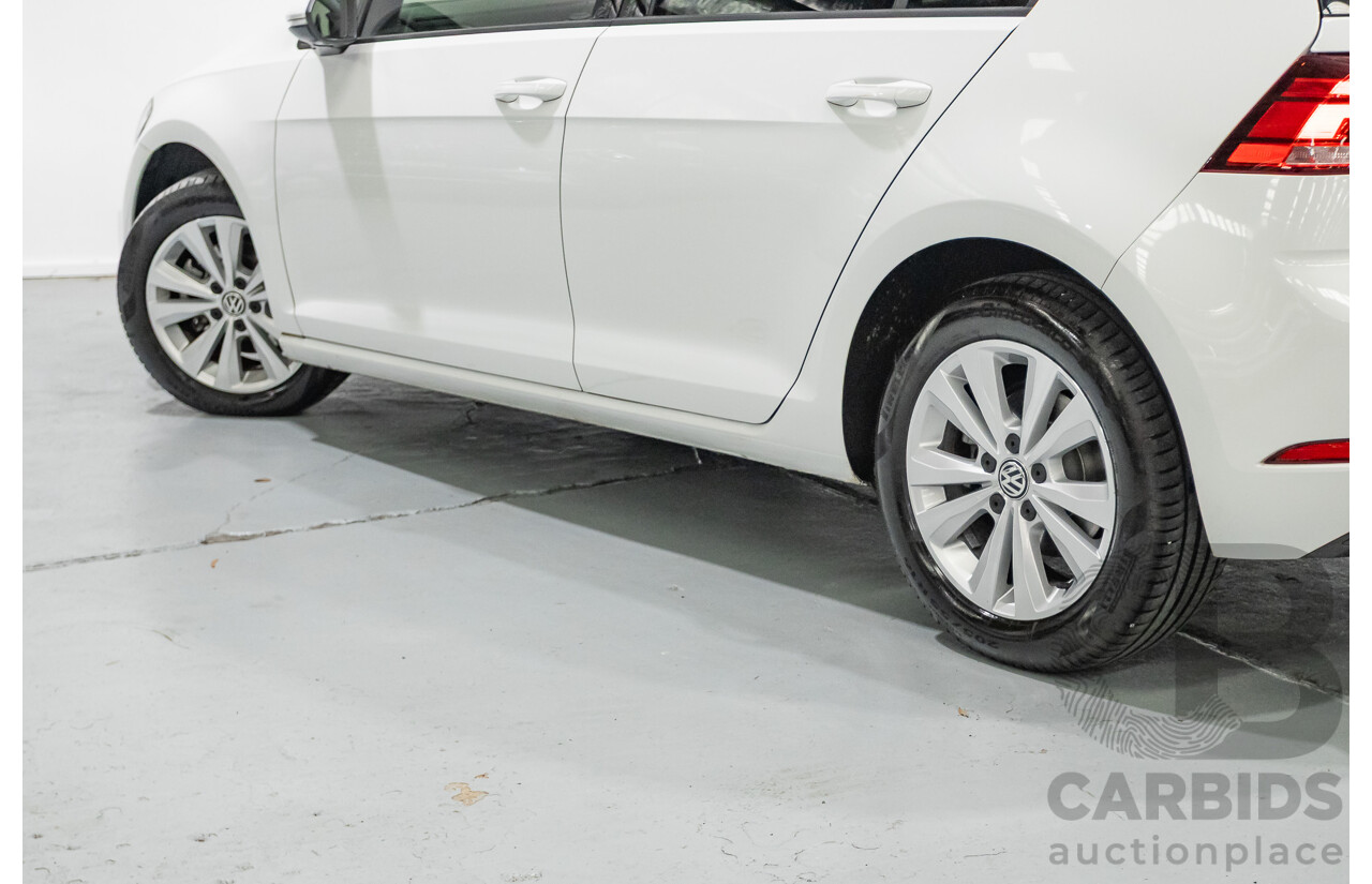 3/2020 Volkswagen Golf 110 TSI Trendline AU MY20 5d Hatchback Pure White Turbo 1.4L