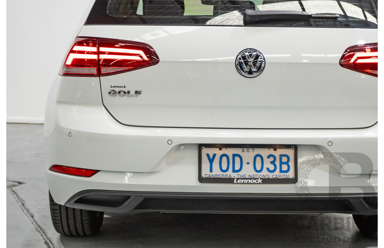 3/2020 Volkswagen Golf 110 TSI Trendline AU MY20 5d Hatchback Pure White Turbo 1.4L