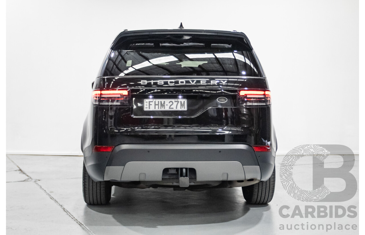 10/2017 Land Rover Discovery TD4 SE (AWD) MY17 4d Wagon Santorini Black Metallic Turbo Diesel 2.0L