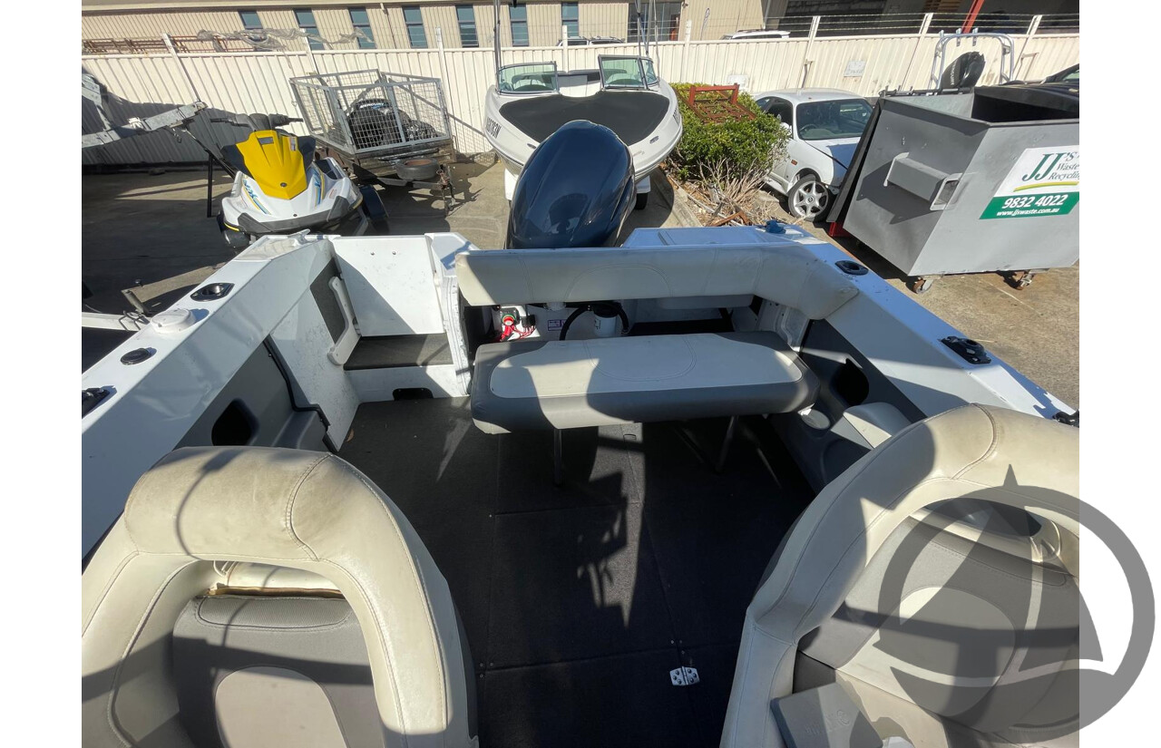 NO RESERVE - 2019 Quintrex 550 Freestyler, 130HP Yamaha 4 Stroke